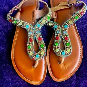 Jeweled Sandals